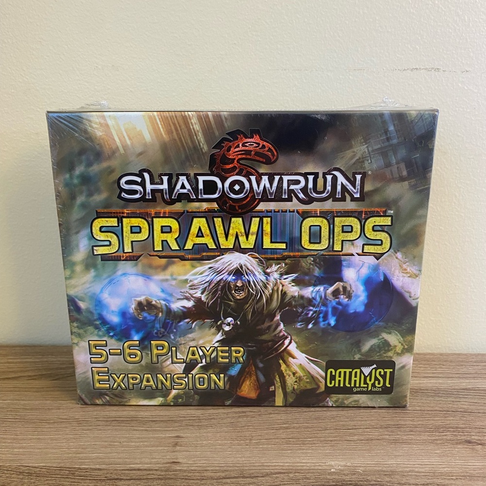 New Out Of Print Shadowrun Sprawl Ops 5-6 Player EXPANSION NIB; Sealed